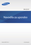 Samsung SM-G531F Uporabni&scaron;ki priročnik