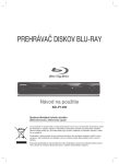 Samsung BD-P1400 Už&iacute;vateľsk&aacute; pr&iacute;ručka