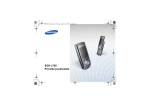 Samsung SAMSUNG
SGH-L760 Už&iacute;vateľsk&aacute; pr&iacute;ručka