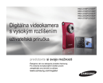 Samsung HMX-U10BP Užívateľská príručka