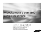 Samsung VP-MX20H Už&iacute;vateľsk&aacute; pr&iacute;ručka