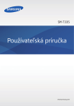 Samsung Galaxy Tab 4 (8.0, LTE) Užívateľská príručka (LL)