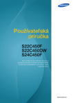 Samsung S22C450F Už&iacute;vateľsk&aacute; pr&iacute;ručka