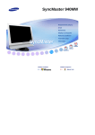 Samsung 940MW Užívateľská príručka