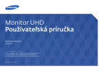 Samsung 32" profesion&aacute;lny monitor s vern&yacute;m zobrazen&iacute;m farieb Už&iacute;vateľsk&aacute; pr&iacute;ručka