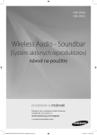 Samsung 320 W 2,1Ch Soundbar H550 Užívateľská príručka