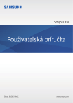 Samsung Galaxy J5 Užívateľská príručka