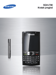 Samsung SGH-I780 Korisničko uputstvo