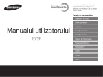 Samsung SMART CAMERA EX2F Manual de utilizare