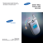 Samsung SGH-P100 manual de utilizador