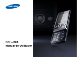 Samsung SGH-J800 manual de utilizador
