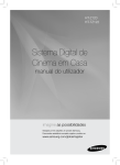 Samsung DVD 5.1 Sistema de Cinema em Casa HT-Z210R manual de utilizador