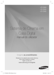 Samsung DVD 5.1 Sistema de Cinema em Casa HT-C553 manual de utilizador