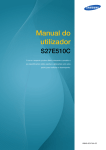Samsung 27'' Monitor Curvo FHD E510 S&eacute;rie 5 manual de utilizador