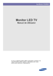 Samsung 24" HDTV LED Monitor FX2490HD manual de utilizador