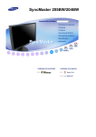 Samsung 205BW manual de utilizador