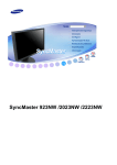 Samsung 2023NW manual de utilizador