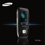 Samsung YP-T9JBAB manual de utilizador