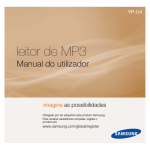 Samsung Leitor de MP3 YP-U4  manual de utilizador