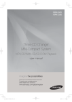 Samsung CD Micro MAX-G55 manual de utilizador