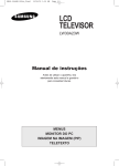 Samsung LW30A23W manual de utilizador