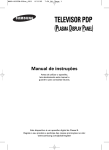 Samsung PS-42V6S manual de utilizador