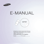 Samsung 40" ES8000 Series 8 SMART 3D Full HD LED TV manual de utilizador