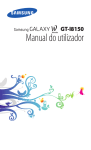 Samsung Galaxy W manual de utilizador