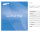 Samsung NV9 manual de utilizador