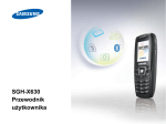 Samsung SGH-X630 Instrukcja obsługi