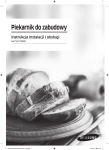 Samsung NV73J7740RS, Piekarnik elektryczny 
z funkcją Dual Cook (podwójna konwekcja), 73 l  Instrukcja obsługi