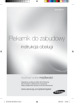 Samsung BF1C6G080, Piekarnik elektryczny 
z podwójnym wentylatorem, 65 l  Instrukcja obsługi