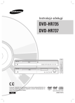 Samsung DVD-HR735 Instrukcja obsługi
