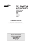 Samsung SP-43W6HF Instrukcja obsługi