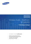 Samsung Bezprzewodowy system audio-Multiroom WAM551 User Manual(Web)