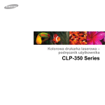 Samsung CLP-350N Drukarka laserowa kolor 
(19 / 5 str./min) Instrukcja obsługi