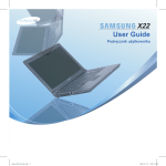 Samsung NP-X22A001 Instrukcja obsługi