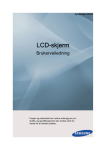 Samsung 55" LCD SyncMaster 550DX LH55CSPLBC/EN Bruksanvisning