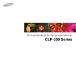 Samsung Laserskrivere Fargelaser CLP-350N Bruksanvisning