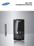 Samsung Samsung SGH-i780 Bruksanvisning