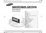 Samsung Frittst&aring;ende mikro 23 liter MW89M-B Bruksanvisning