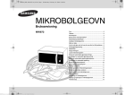 Samsung Frittst&aring;ende mikro 23 liter MW872 Bruksanvisning