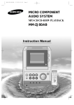 Samsung MM-ZJ8DAB User Manual
