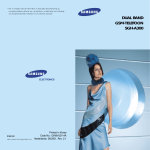 Samsung SGH-A300 User Manual