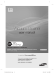 Samsung SC7400 trommelstofzuiger met hoge zuigkracht, 2400 W User Manual (Windows 7)