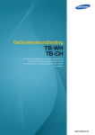 Samsung TB-WH Thin Client standaard User Manual