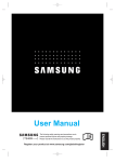Samsung TS48WLUS User Manual