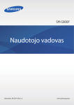 Samsung Galaxy S5 Vartotojo vadovas