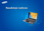 Samsung 15'' 9 serijos nešiojamas kompiuteris NP900X4D User Manual (Windows 8)