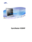 Samsung 930MP Lietotāja rokasgrāmata